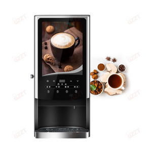 3 hot drinks and 1 hot water Countertop Commercial Instant solution Coffee Maker Machine Bubble Tea Coffee Vending Machine