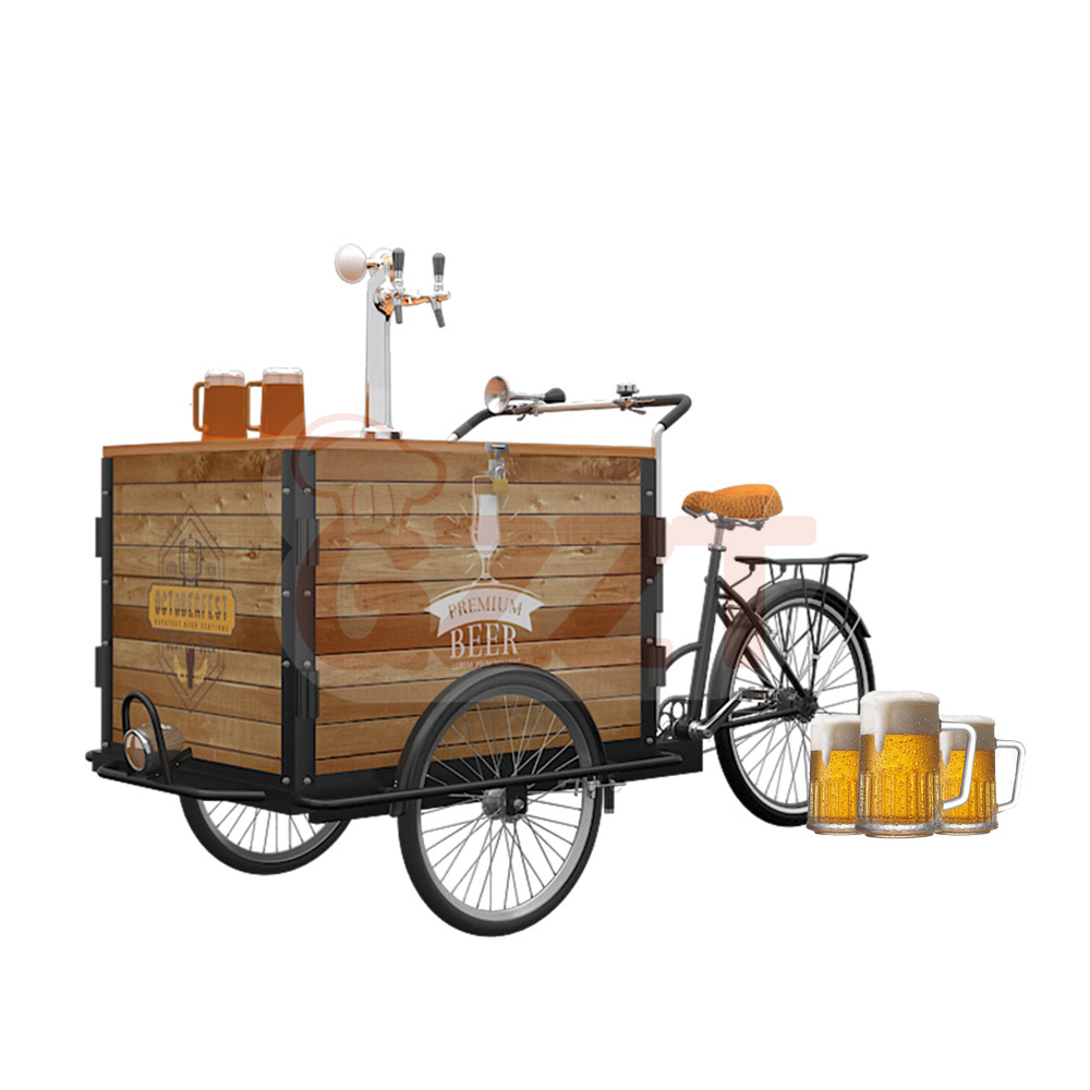 3 Wheel Mobile Bar Beer Bike With Best Quality Beer Vending Car