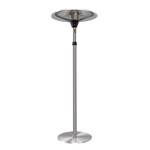 Infrared Electric Outdoor Umbrella Terrace Adjustable Heater With Tip-over Protection Garden Patio Heater