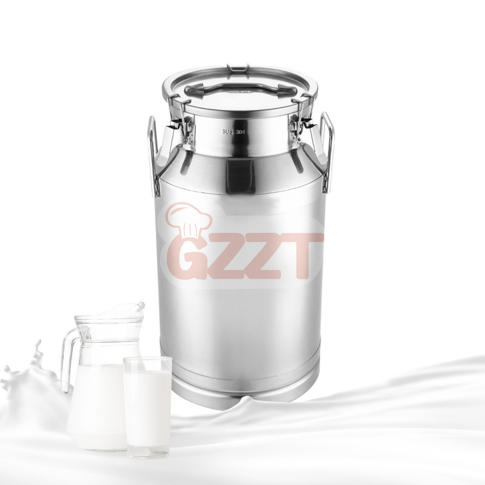 15/20/25/30/35/40/45/50/55/60/68 Liters Stainless Steel Bucket Milk Container with Cover sealing ring