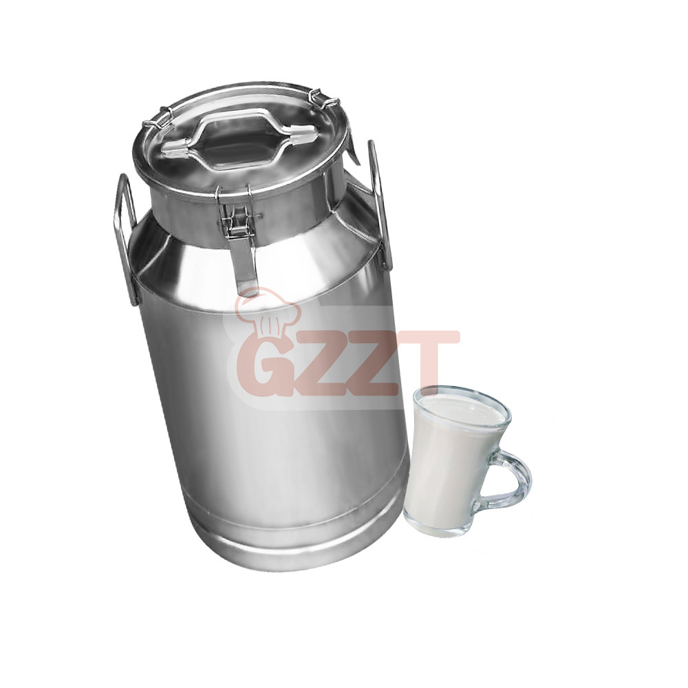 304 Stainless Steel Sealed Drum With Thick Handle Milk Drum Oil Drum Sealed Small Can With Buckle