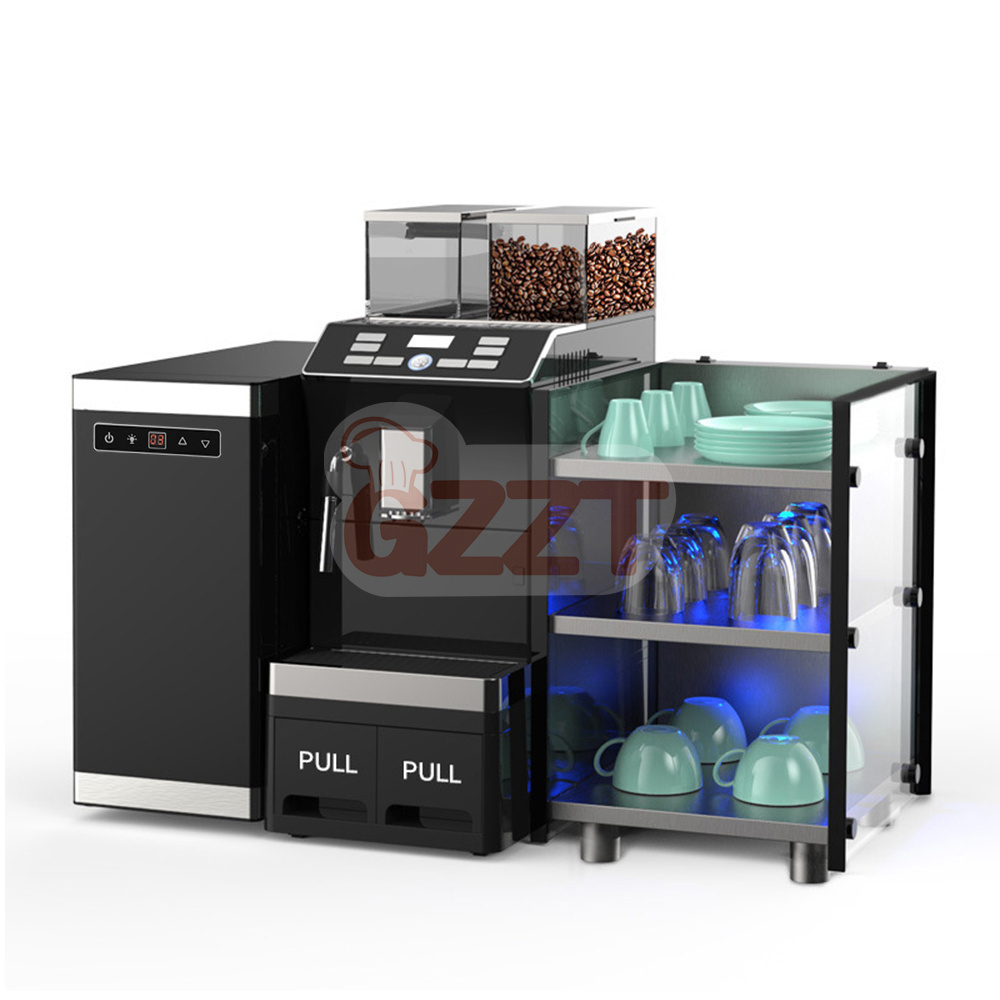 9.8l With Lock Milk Cooler Coffee Machine Small Fridge With Milk Box Household And Commercial Dual-use