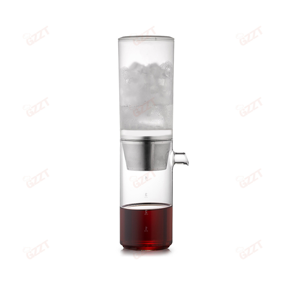 Wholesale Mini Home Espresso Ice Brew Coffee Maker Cold Brew Coffee Machine Household Glass Concentrated Drip Ice Brewing Pot