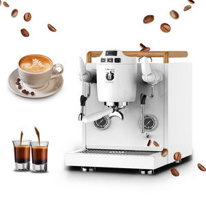 9 Bar Imported Rotary Pump Dual Boiler Coffee Machine Single Group Cappuccino Commercial Best Espresso Caffe Maker