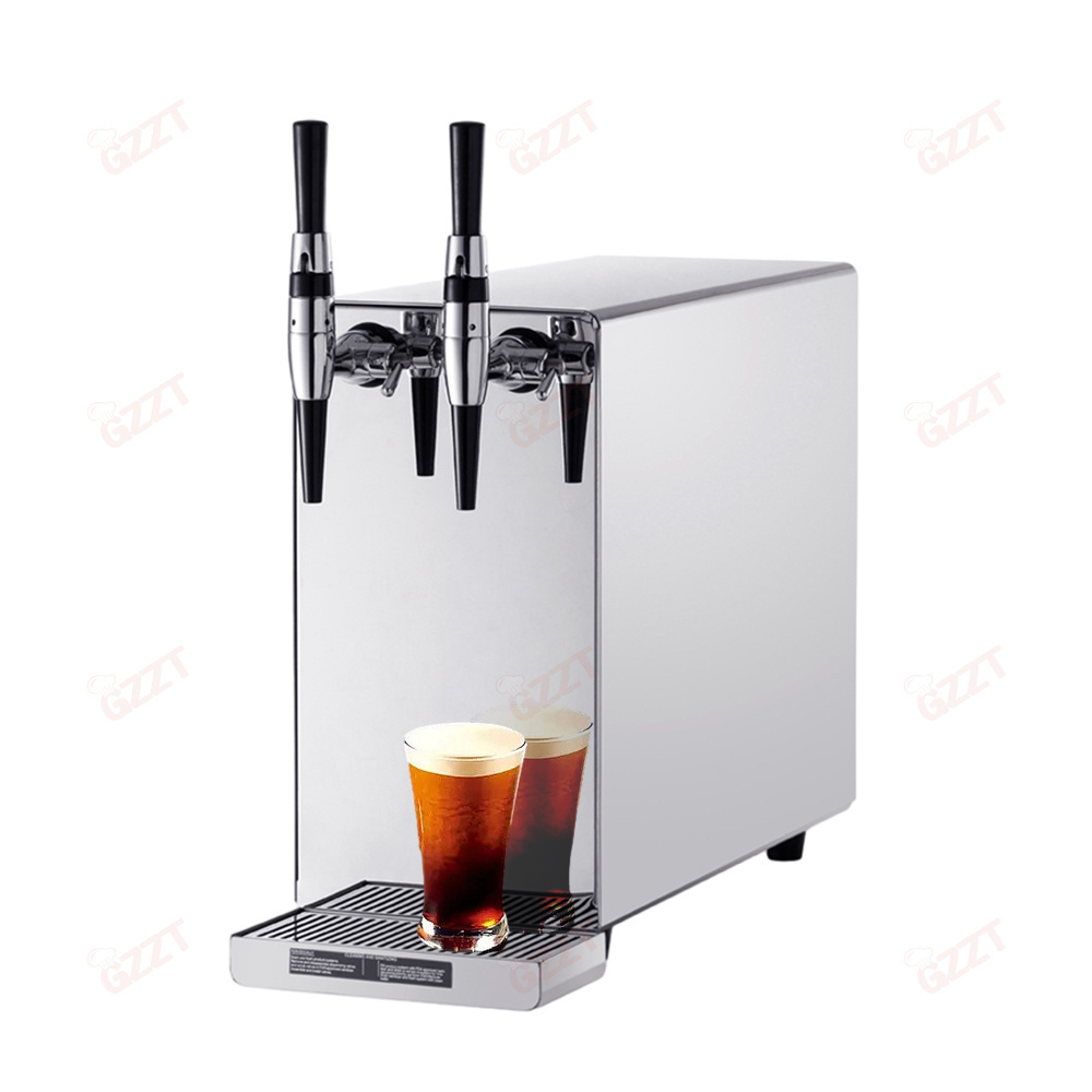 Oem R134a refrigerant Low Temperature 2-12C Degree Counter 10cups/Min Automatic Nitro Cold Brew Coffee Tea Dispenser Machine