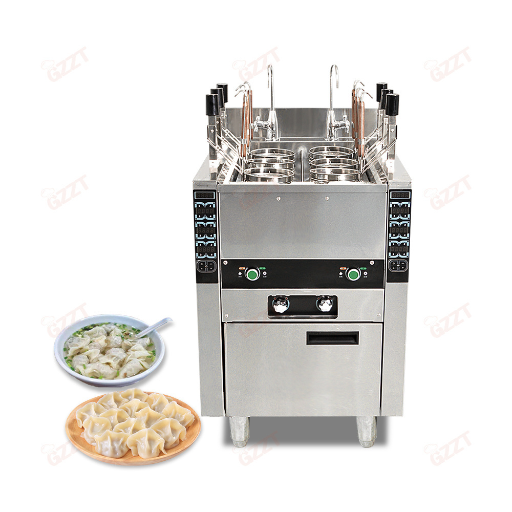 Instant Noodle Boiling Machine Stainless Steel Commercial Pasta Boiler Intelligent Noodle Ramen Cooker Pasta Cooking Machine