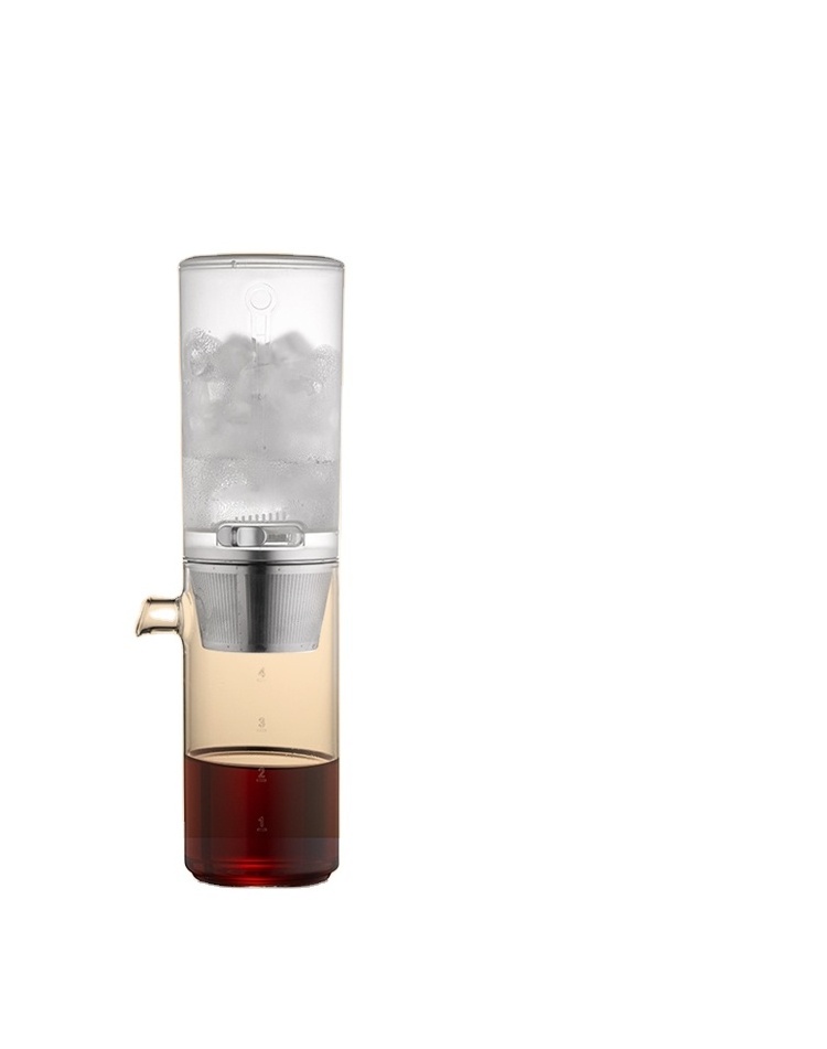 Barista 400ml Adjustable Speed Household Iced Coffee Cold Brewer Heat Resistant Glass Ice Dripper Dutch Hand Drip Coffee Maker