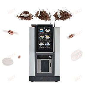 Auto cup drop Fresh Grinding Instant  Automatic Coffee Vending Machine Cashless Advanced Bean To Cup Espresso Vending Machine