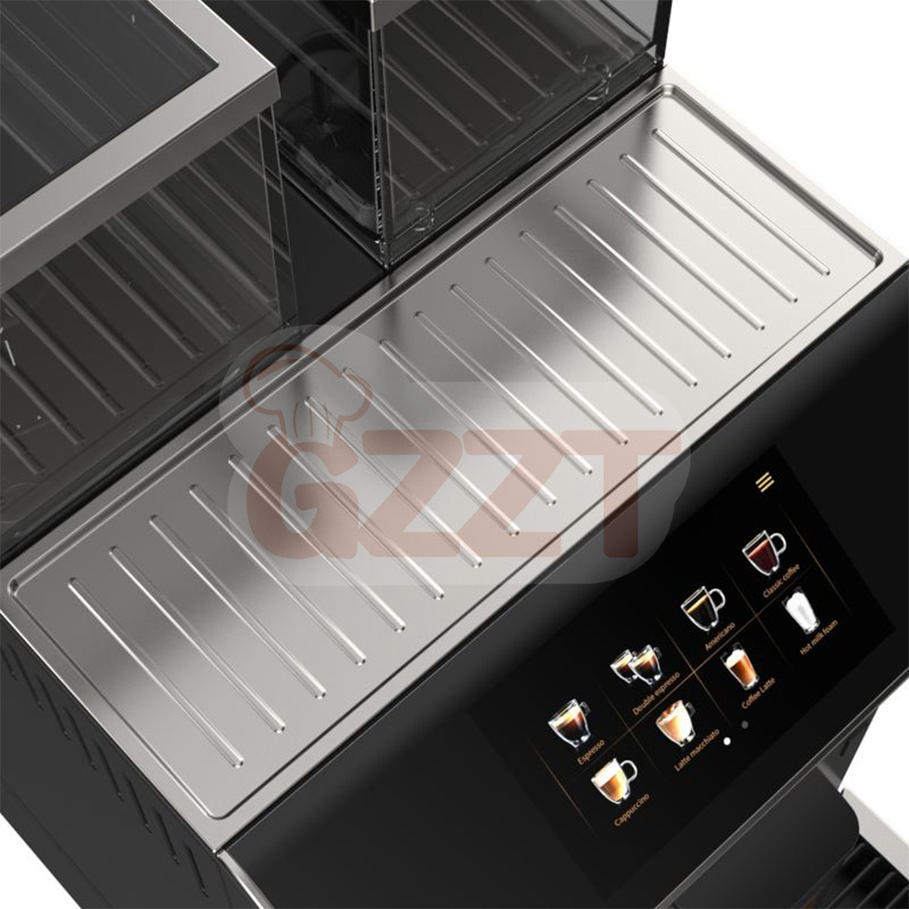 Retro Coffee Machine Home Office Business Club KTV Use Small Full Automatic Espresso Commercial Steam Frothing Milk Machine