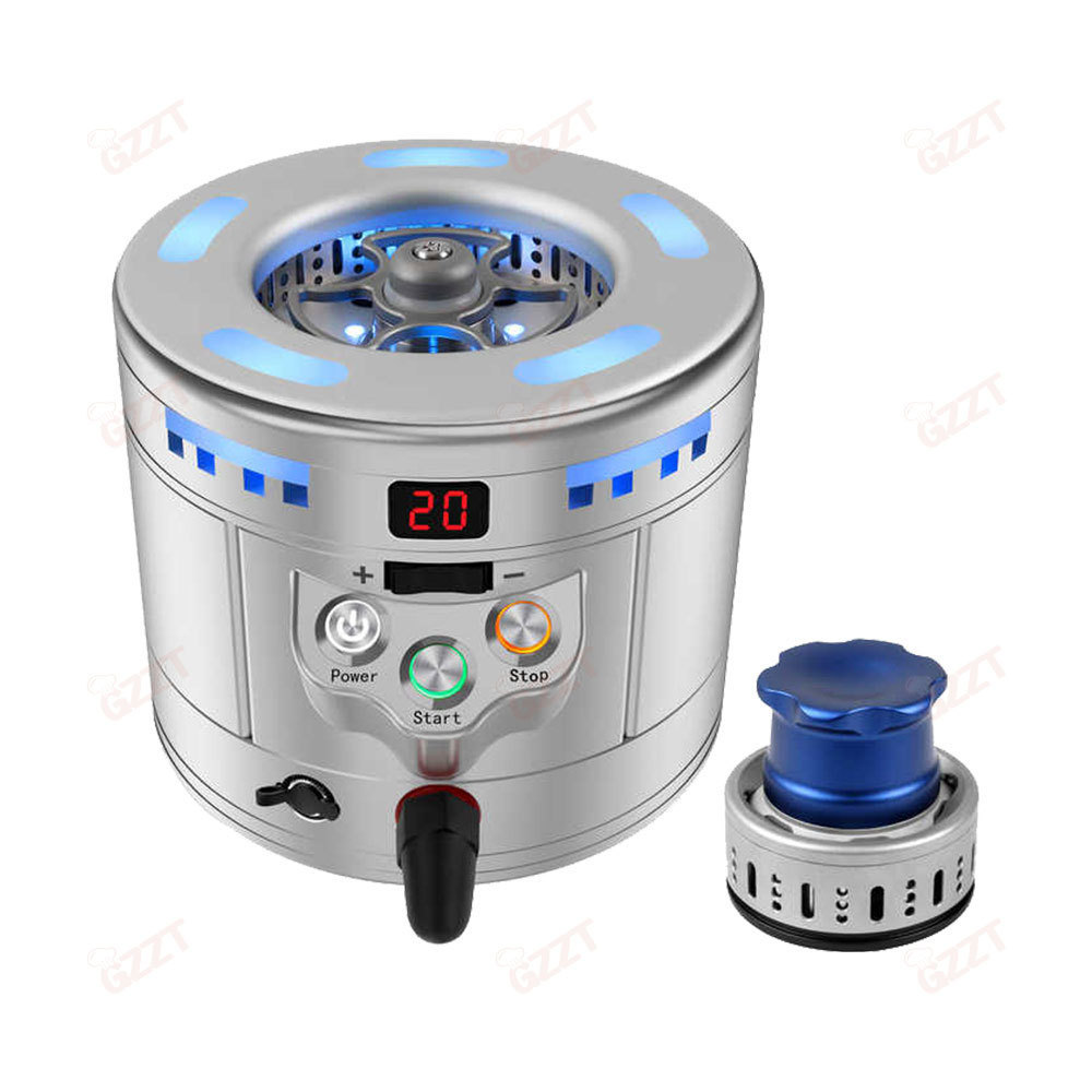 Two in one Portable Electrical Dry Ice Bock Maker Machine Food Grade To Make Atmosphere Smoke Frozen Glass Drink Cup Machine