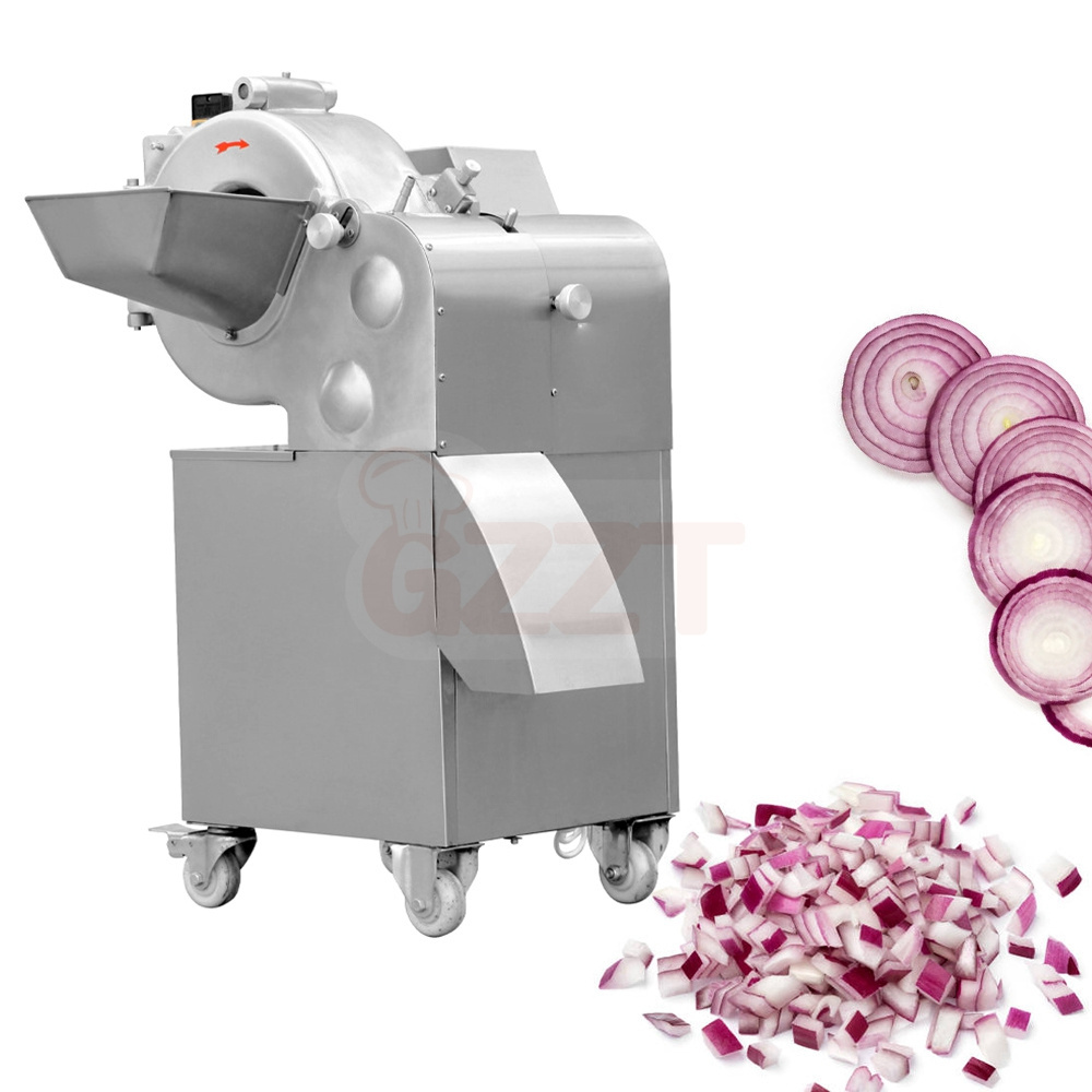 Commercial Small Automatic Vegetable Carrot Potato Cucumber Onion Cutting Machine Fruit Vegetable Cutter Cuber Dicer Machine