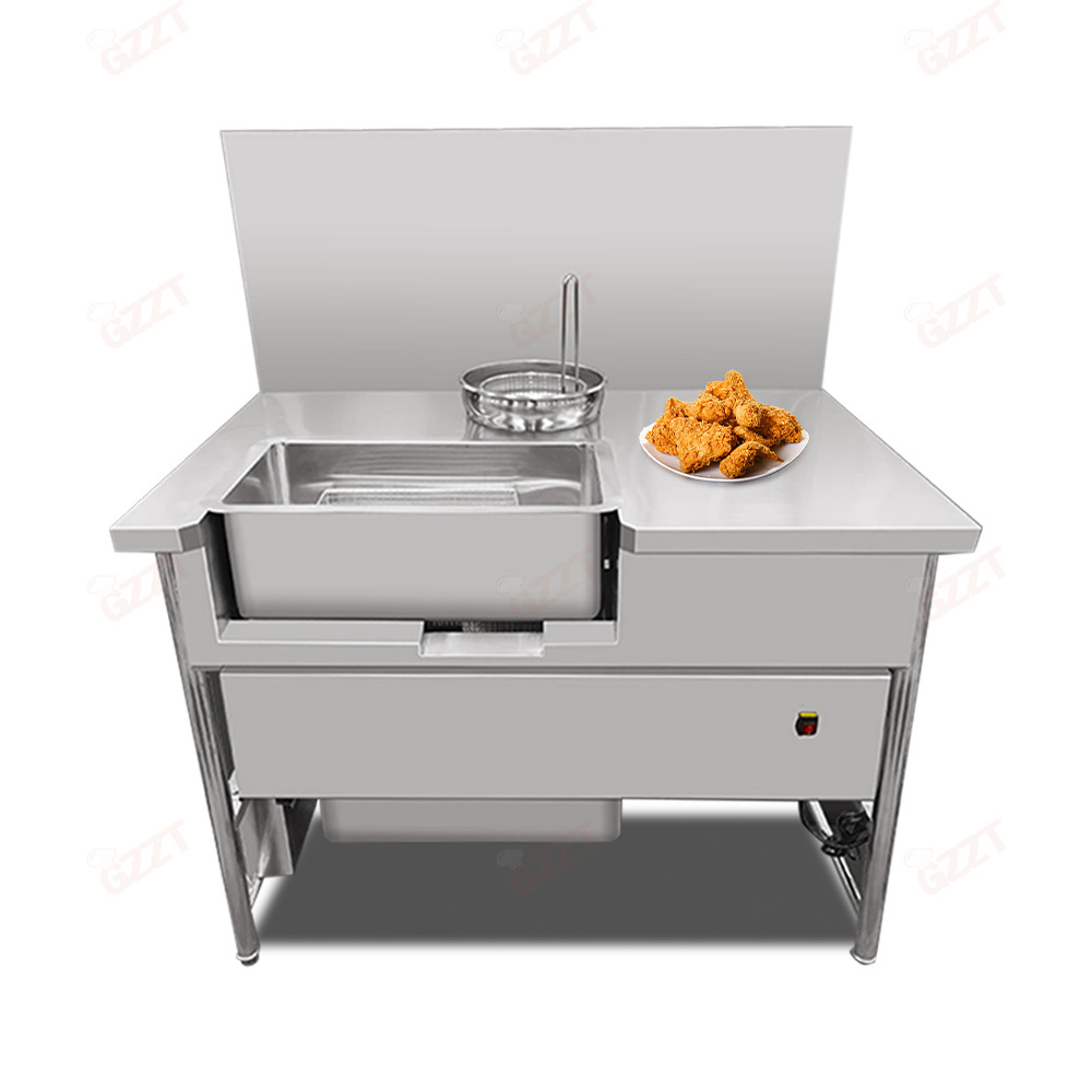 Electric Breading Table Chicken Breader Full Automatic Fried Chicken Breading Machine 1800W Powder Coating Working Table