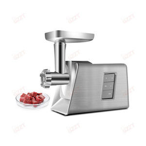 90kg/h Small Commercial Meat Grinder Electric Stainless Steel Minced Meat Automatic Meat Grinder With blocking reverse function