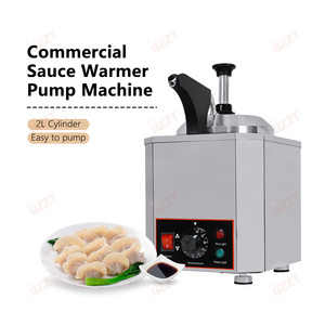 Water Heating Jame sauce Warmer Equipment 2L Cheese Sauce Warmer Dispenser nacho Cheese Pump Dispensing Bain Marie Warmer