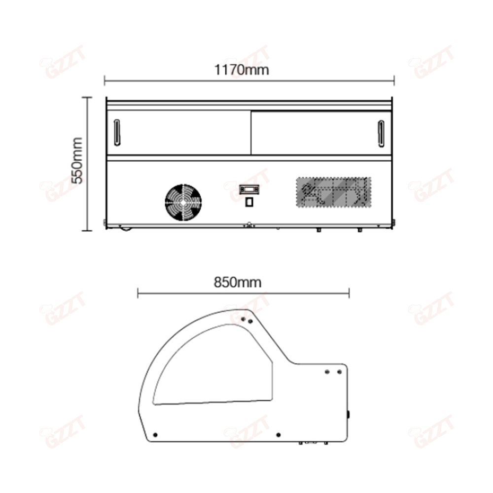 122l Freestanding Commercial Hard Ice Cream Gelato Display Freezer 110V 220V Sliding Door Countertop Freezer Display Showcase