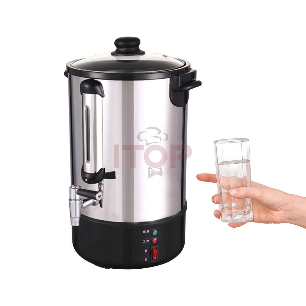 Electric Water Boiler Hot Coffee Milk Wine Stainless Steel Water Urn Coffee Tea Shop Special Insulation Tea Cafe Water Boiler