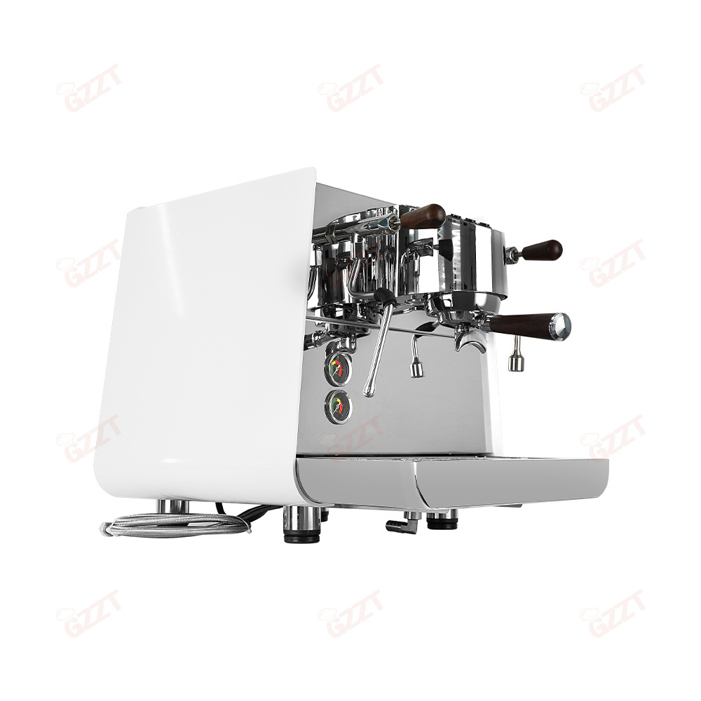 6.6L Boiler Desktop rotary pump Commercial 1 2 Group Cappuccino Espresso Coffee And Tea Machine Under Counter Espresso Machine