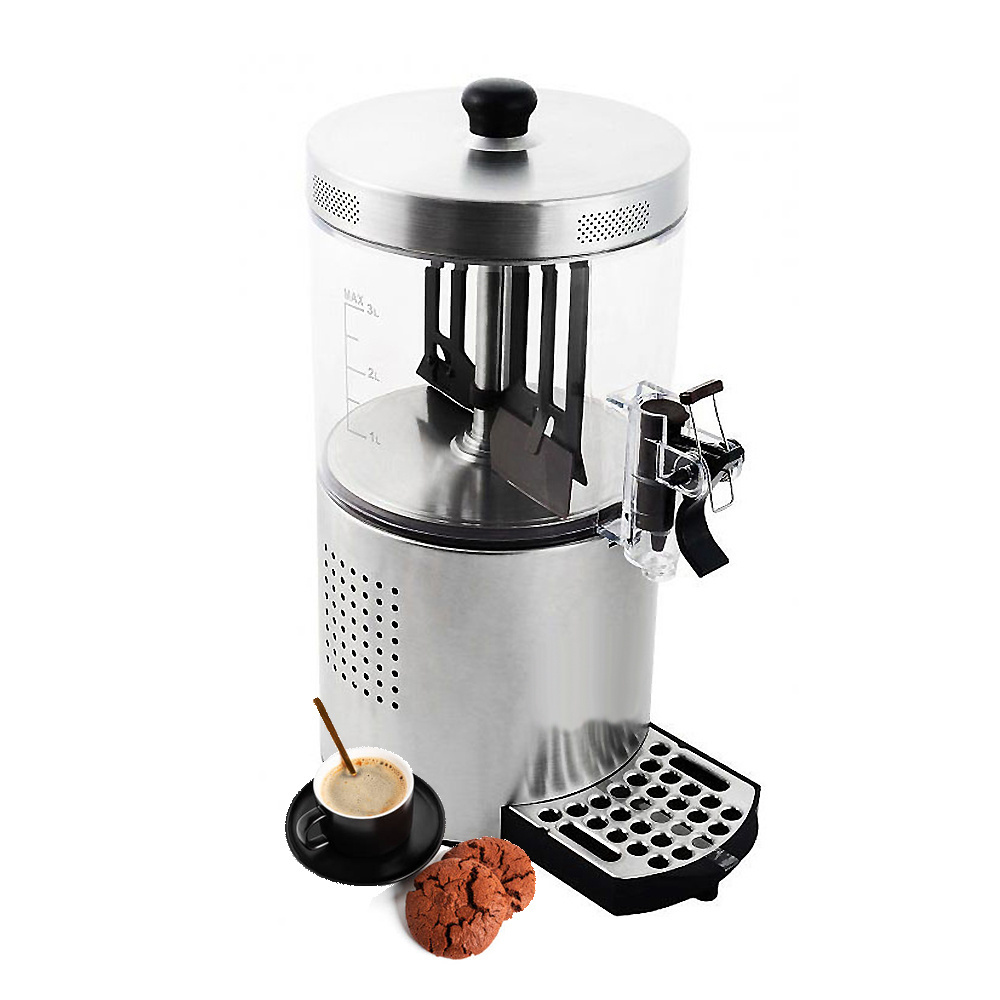 Silver Automatic Hot Chocolate/coffee/milk Drinking Dispenser