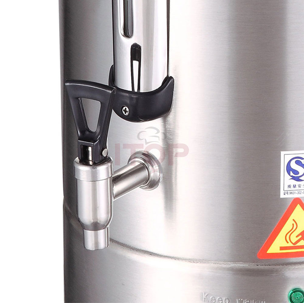 Portable Hot Water Bucket Heating Element  38L Single Layer Water Boiler Tea Urn  Automatic Insulation Heater