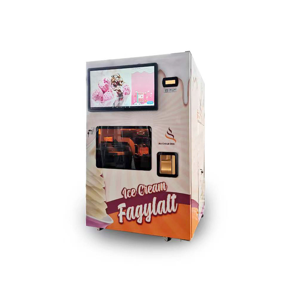 Automatic Frozen Food Small Vending Machine Frozen Yogurt Ice Cream Vending Machine Iced Smoothie Vending Machine