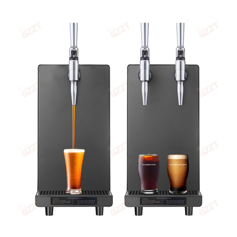 Low Price Table Top Under Counter Nitro Cold Brew Coffee Dispenser Oem Nitro Coffee Kegerator Nitro Cold Brew Coffee Machine