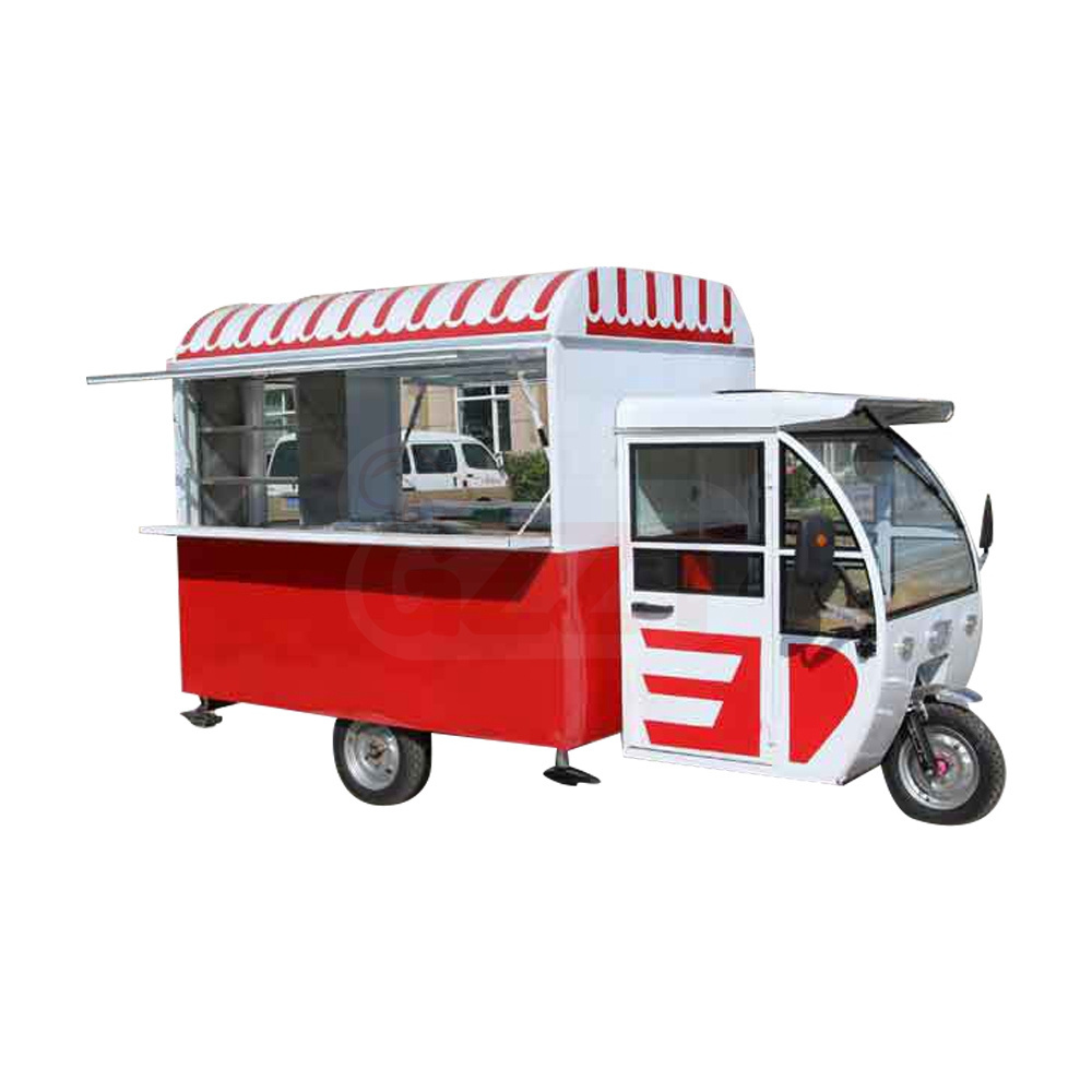 Customized Tricycle Food Truck/ Coffee Food Truck/ Mobile Food Kiosk Catering Trailer Used Food Trucks