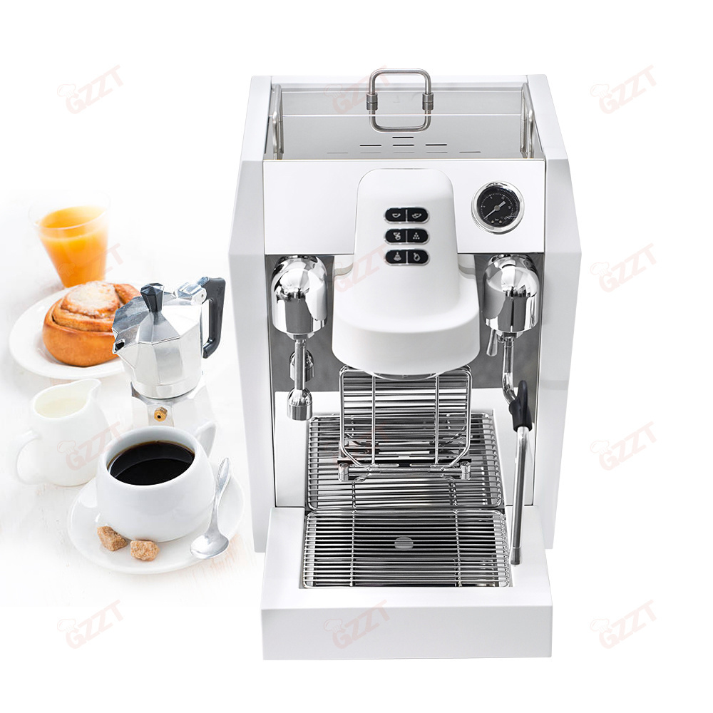 Hot Sale 15 Bar Commercial Espresso Machine Electric Italian Semi-automatic Coffee Machine With Milk Frother 1L Steam Boiler