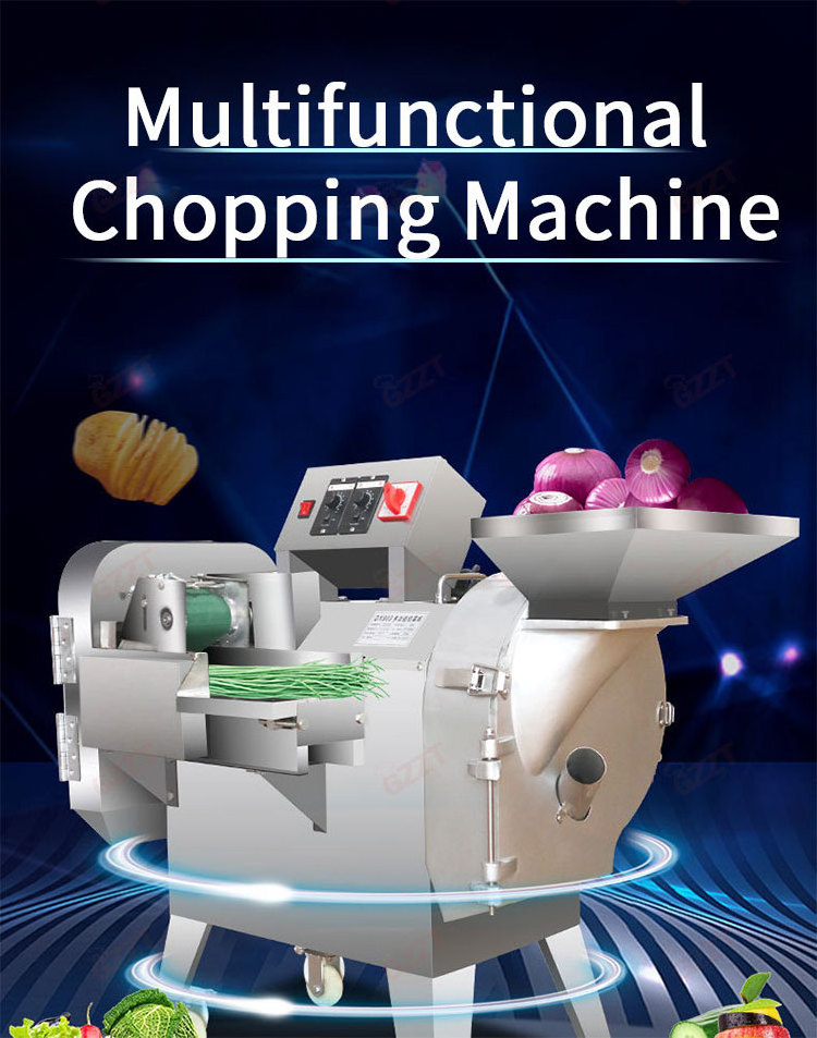 Automatic Potato Cube Cutting Machine vegetable Cutter Slicer Cabbage Shredder Tomato Celery Ginger Eggplant Lotus root Slicer