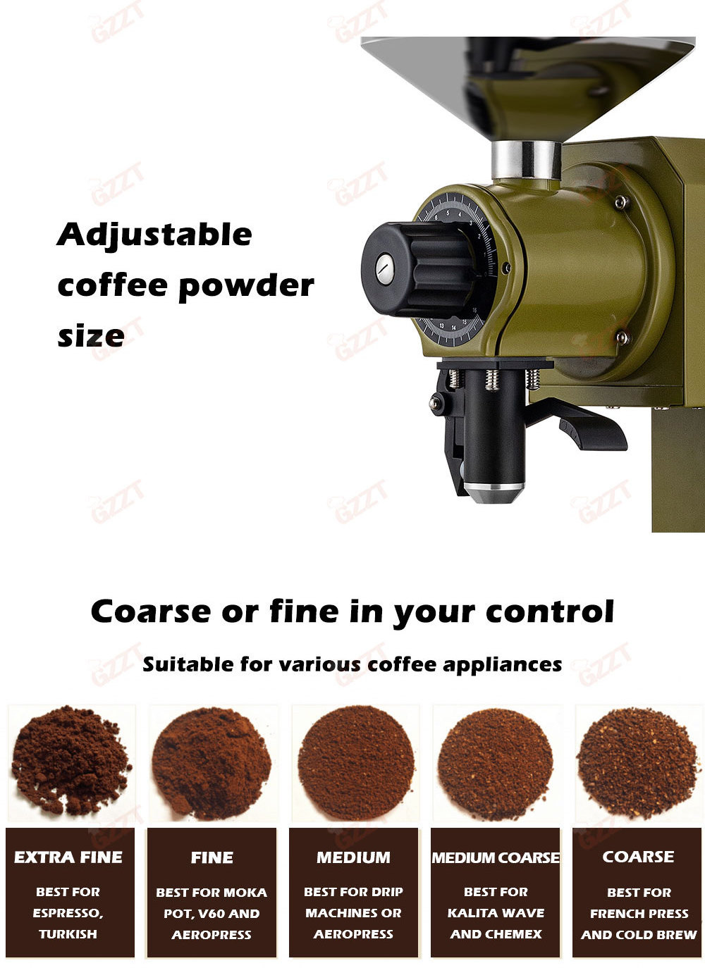 98mm stainless steel flat blade Industrial 30kg/h Coffee Bean Cocoa Bean Grinder Machine Electric Mill Grinder For Sale