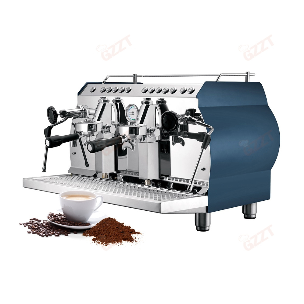 Best 2 Group Semi Automatic Commercial Espresso Coffee Machine Cafeteras Italian Professional Espresso cappuccino Making Machine