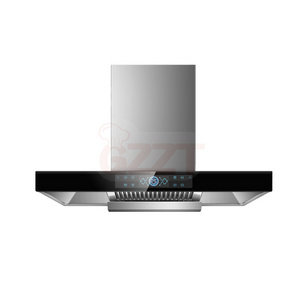 Trending Products Factory Manufacturer Chimney Range Hood Cheap 90Cm T Shape Touch Screen Kitchen Chimney Range Hood