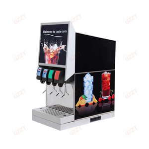 OEM ODM Commercial Soda Post Mix Soda Fountain Dispenser With 3/4/5/6 Valves Carbonated Beverage Cold Drink Machine