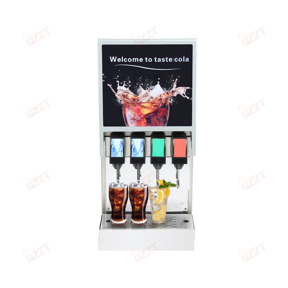 Restaurant Cafe Bar Used Commercial Carbonated Soda Beverage Post Mix Dispenser Cool Cola Vending Machine