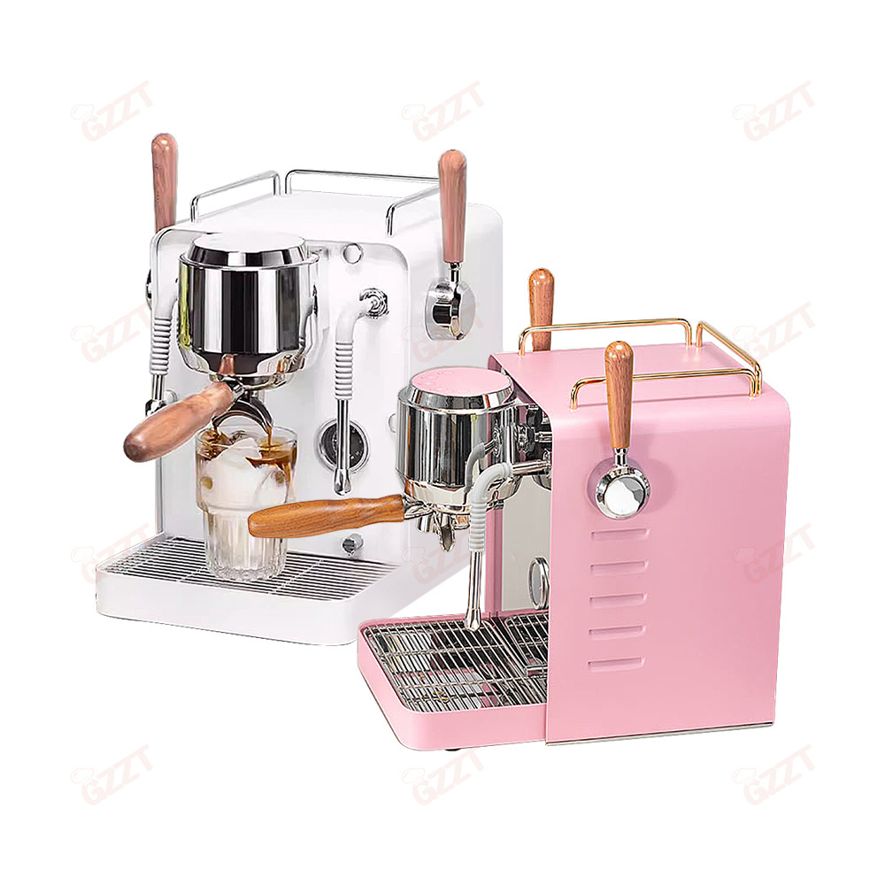 Portable Espresso Italian Coffee 15 Bar Machine Double Boilers Pumps One Touch Operation Cappuccino Automatic Expresso Maker