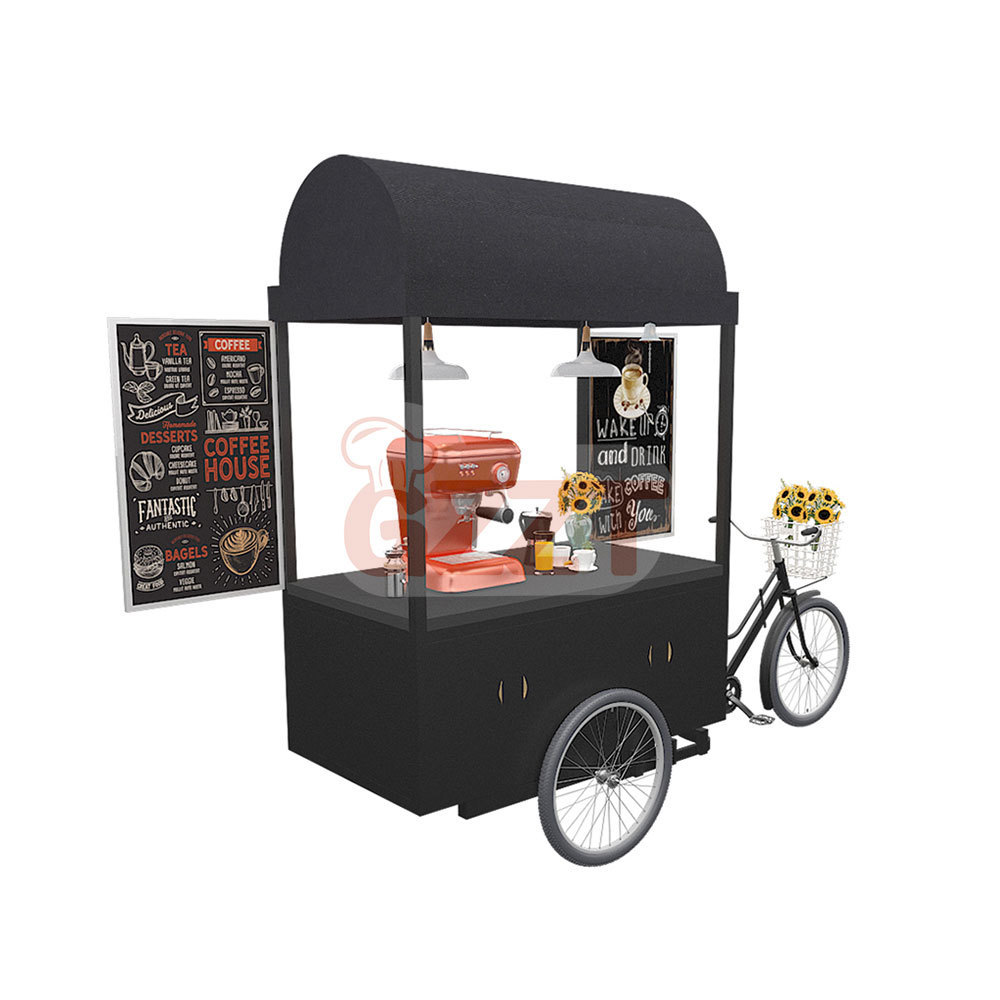 Outdoor Pancake Snack Vending Tricycle Mobile Electric Food Three Wheel Bike For Sale