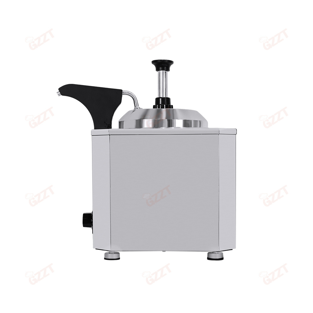 Water Heating Jame sauce Warmer Equipment 2L Cheese Sauce Warmer Dispenser nacho Cheese Pump Dispensing Bain Marie Warmer