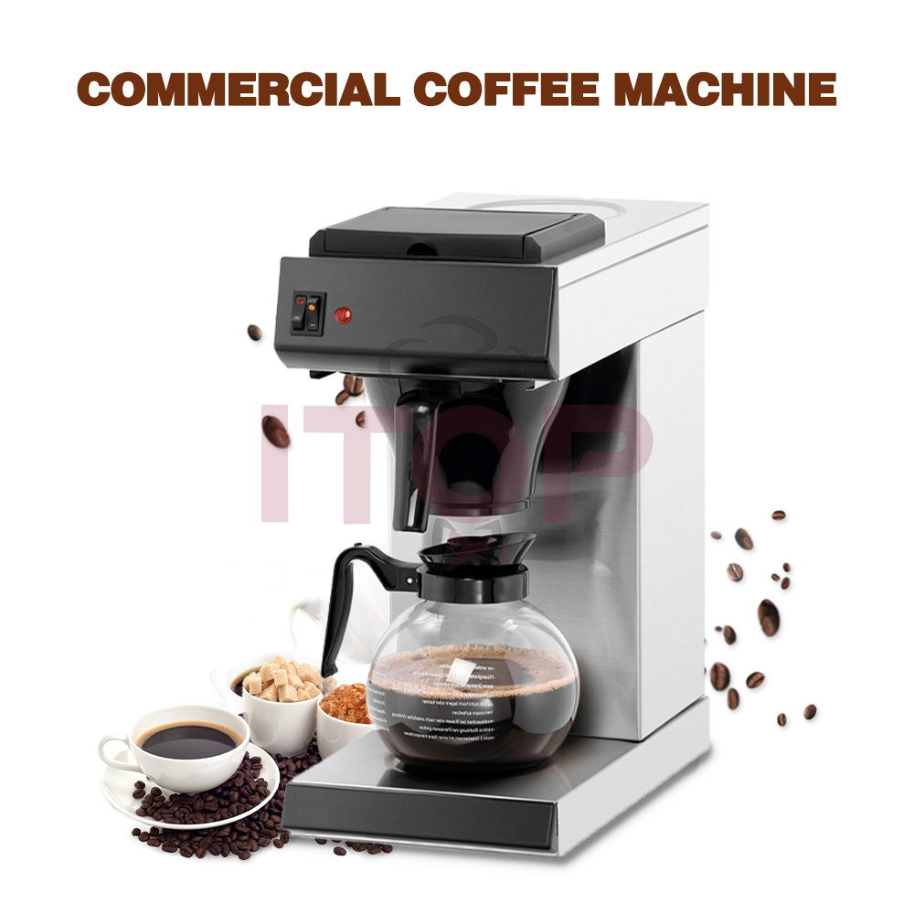 18 Cups Commercial American Coffee Machine Brewer Espresso Maker Automatic Coffee machine for Restaurant Office