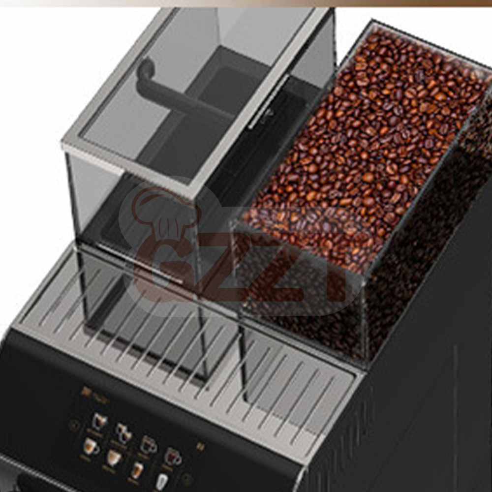 Retro Coffee Machine Home Office Business Club KTV Use Small Full Automatic Espresso Commercial Steam Frothing Milk Machine