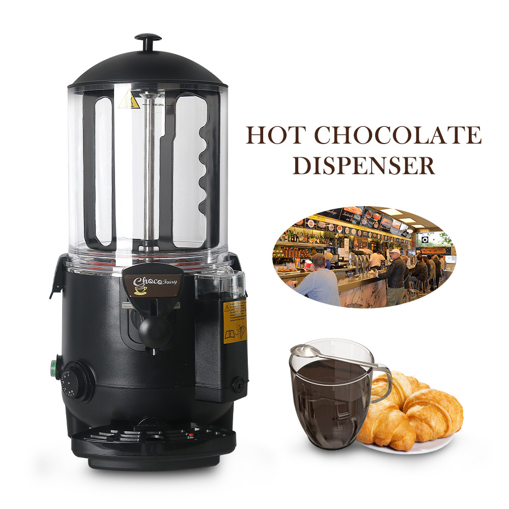 GZKITCHEN Hot Chocolate Dispenser Water Bath system 10L 110V Hot Beverage Coffee Milktea Mixer Hot Chocolate Warmer Machine