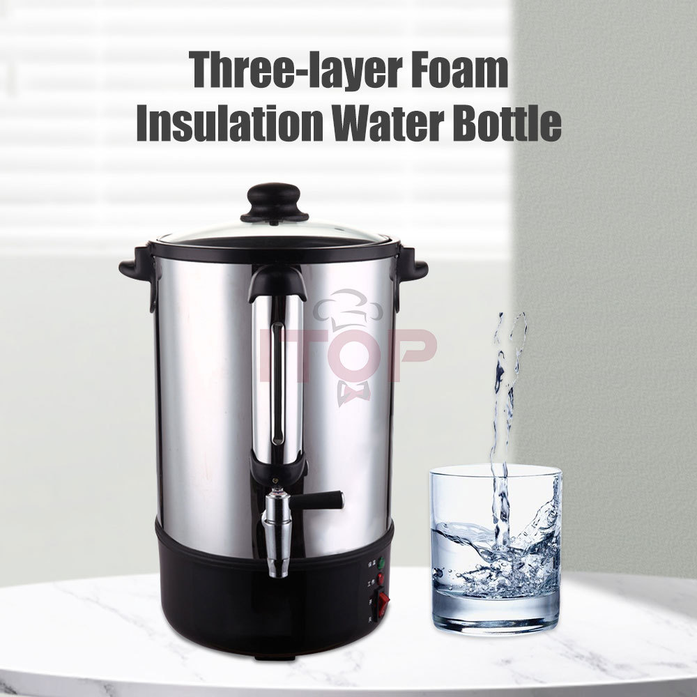 Electric Water Boiler Hot Coffee Milk Wine Stainless Steel Water Urn Coffee Tea Shop Special Insulation Tea Cafe Water Boiler