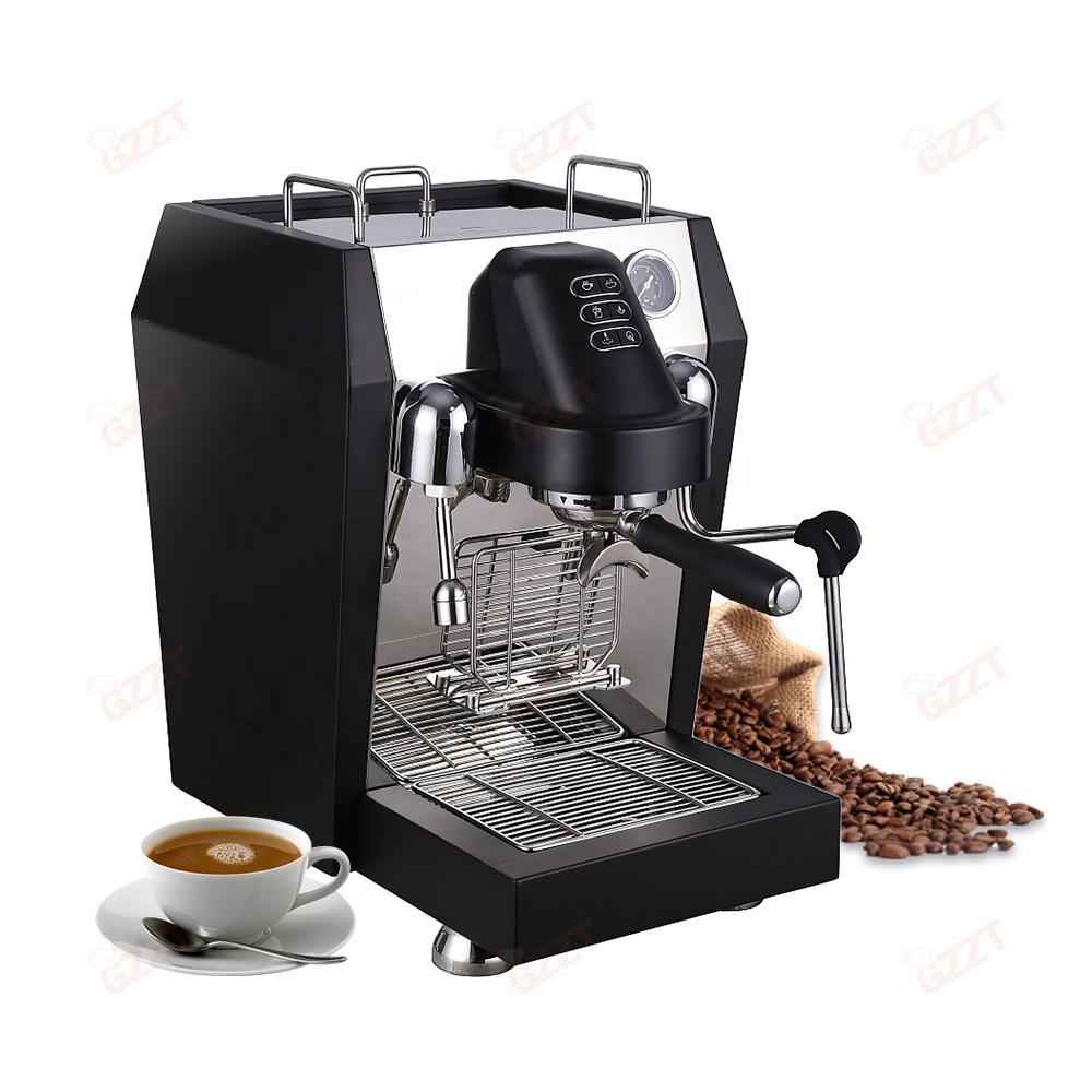 Hot Sale 15 Bar Commercial Espresso Machine Electric Italian Semi-automatic Coffee Machine With Milk Frother 1L Steam Boiler