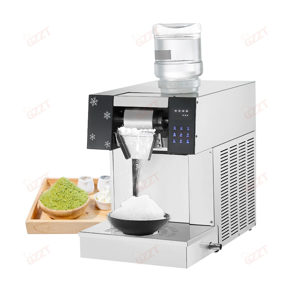 Cooling Roller 92mm full Automatic Milk Snow Ice Machine Commercial Snowflake Ice Making Machine Korean Bingsu Machine For Sale