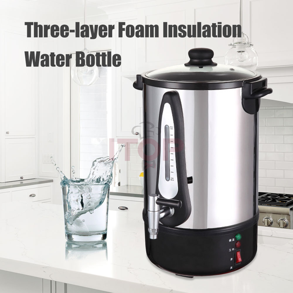 Electric Water Boiler Hot Coffee Milk Wine Stainless Steel Water Urn Coffee Tea Shop Special Insulation Tea Cafe Water Boiler