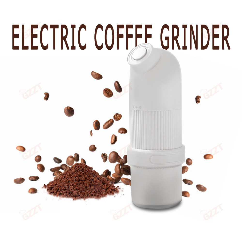 Custom Logo Cordless Coffee Grinder Usb Rechargeable 800Ah Battery Home Hold Commercial Electric Coffee Grinder