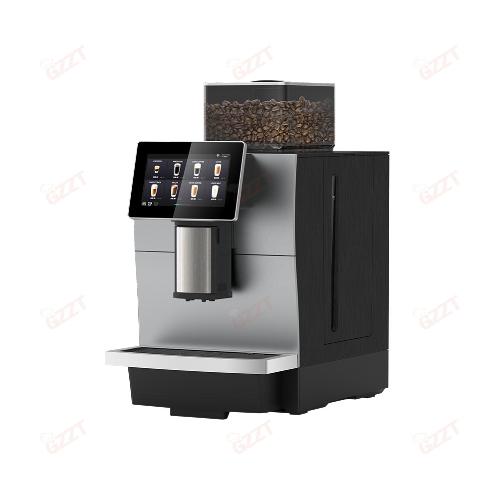 Best Selling programmable Espresso Coffee Machine 1.2kg Bean Box Dual Heating System Dual water supply 110v 220V Coffee Machine