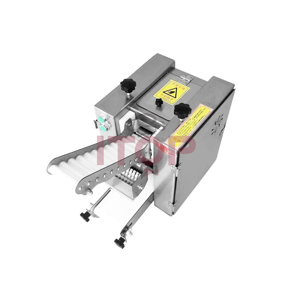 Tabletop Automatic Dumpling Wrapper Maker Maquina Dumpling Wrapper Machine Manufacturer Crepe Tortilla Chapati Roti Machine