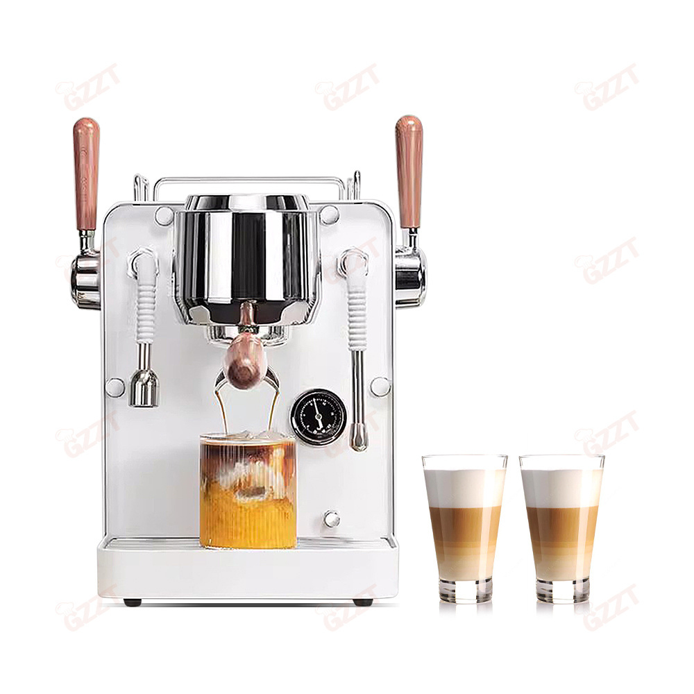 Portable Espresso Italian Coffee 15 Bar Machine Double Boilers Pumps One Touch Operation Cappuccino Automatic Expresso Maker