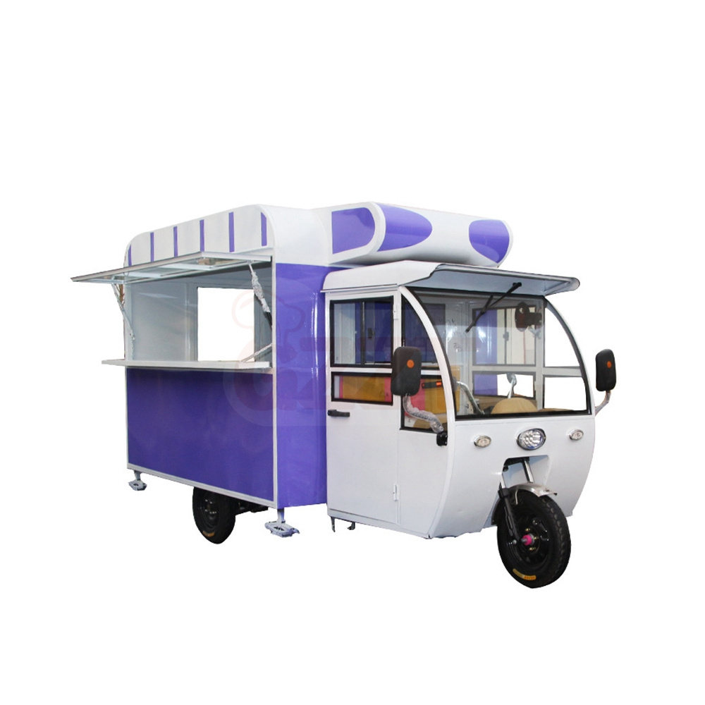 Customized Tricycle Food Truck/ Coffee Food Truck/ Mobile Food Kiosk Catering Trailer Used Food Trucks