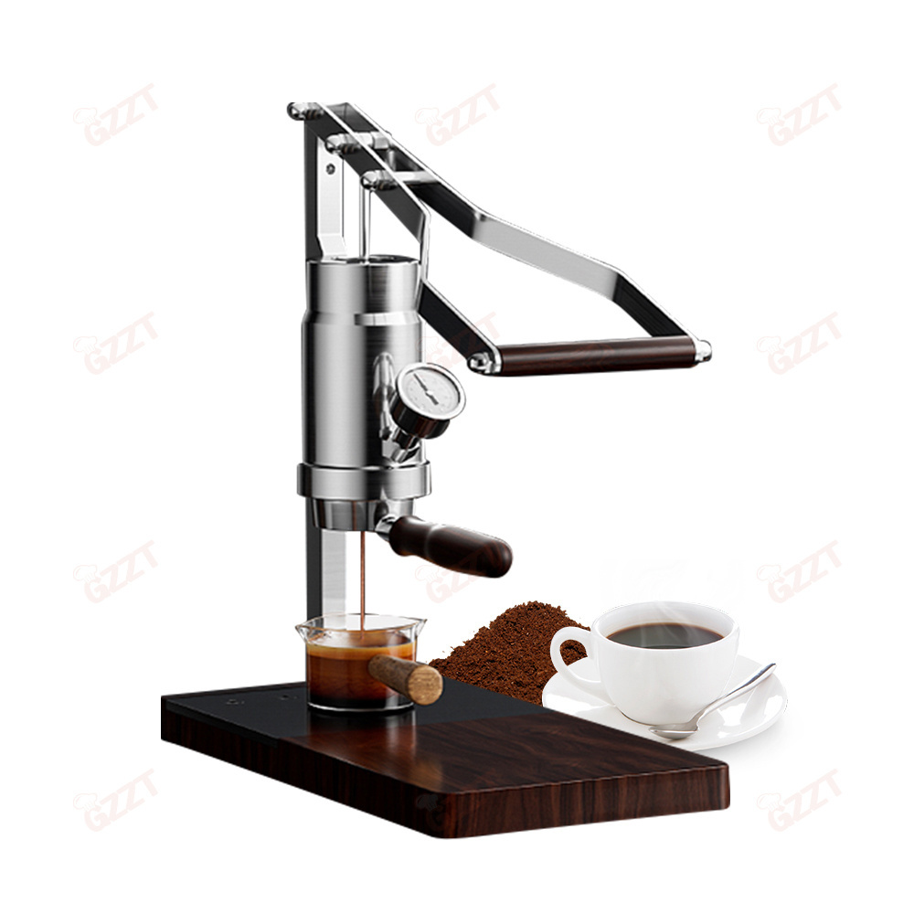 Simple Intelligent temperature control system Manual Hand Press Drip Coffee Maker Portable Stainless Steel Espresso Coffee Maker