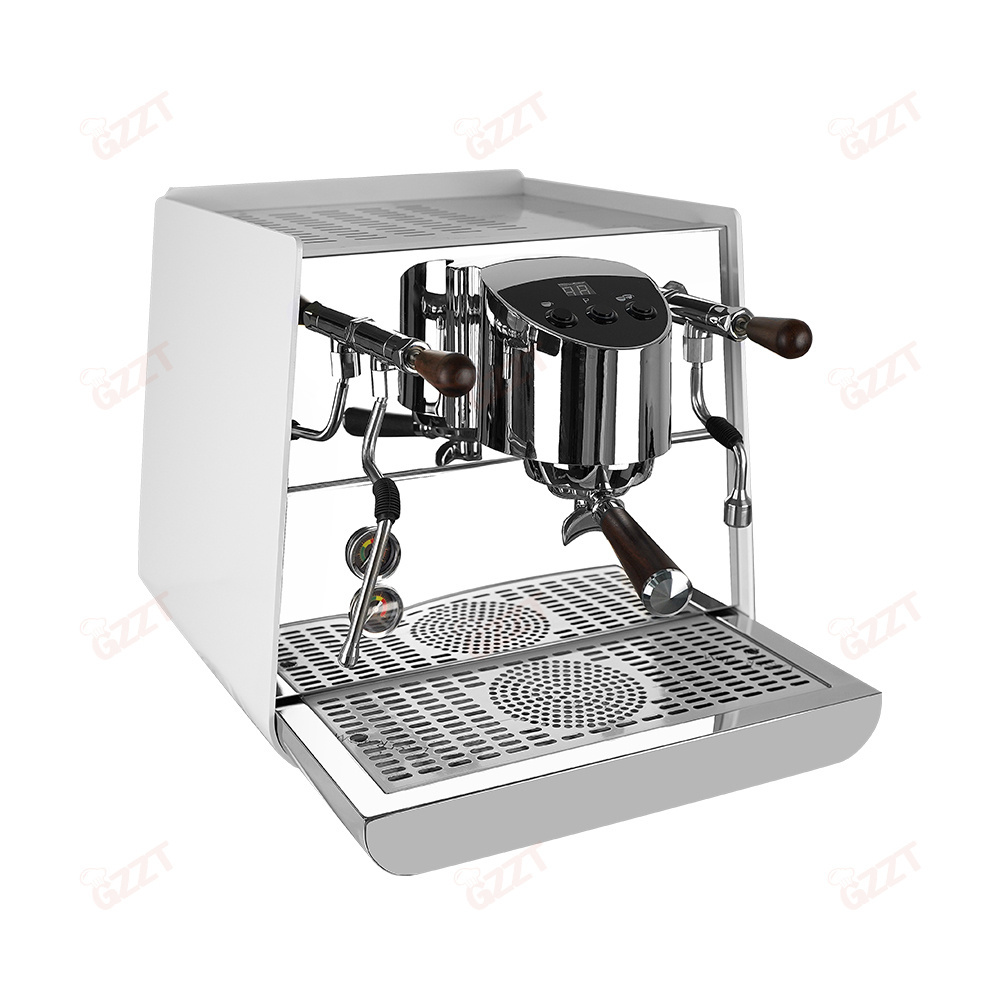 6.6L Boiler Desktop rotary pump Commercial 1 2 Group Cappuccino Espresso Coffee And Tea Machine Under Counter Espresso Machine